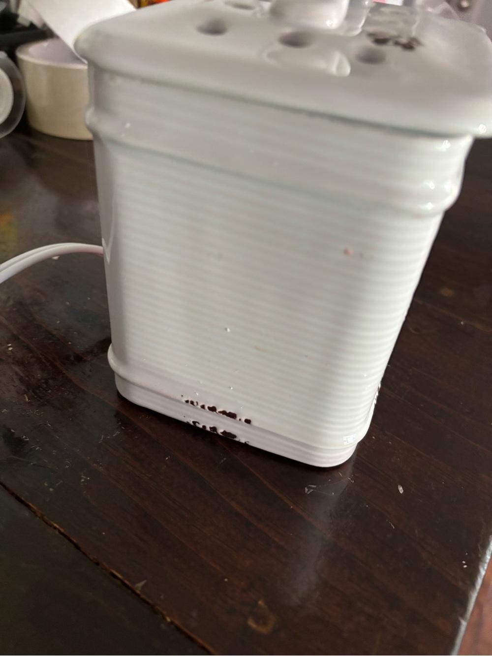 Scentsy Gather Together Element Wax Warmer Farmhouse Rustic Ceramic Retired - Picture 5 of 8